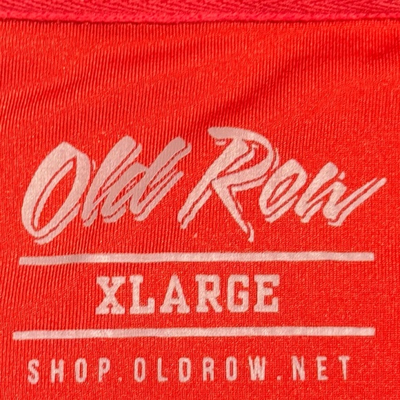 Red OLD ROW Quarter-Zip Pullover (XL) - Picture 3 of 7